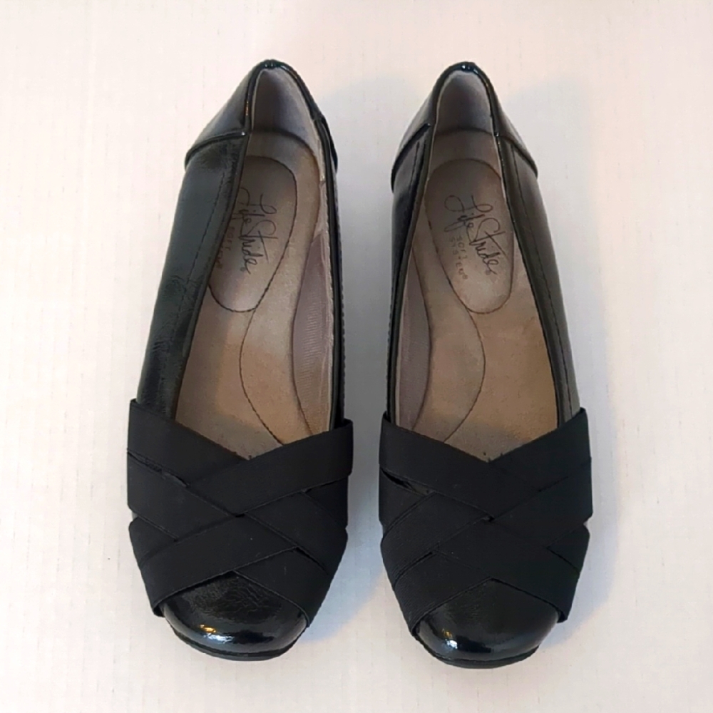 LifeStride Black Ballet Flats